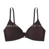 Dark brown bras without steel rings, comfortable and breathable women's underwear Item Picture